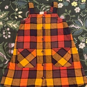 Plaid flannel jumper